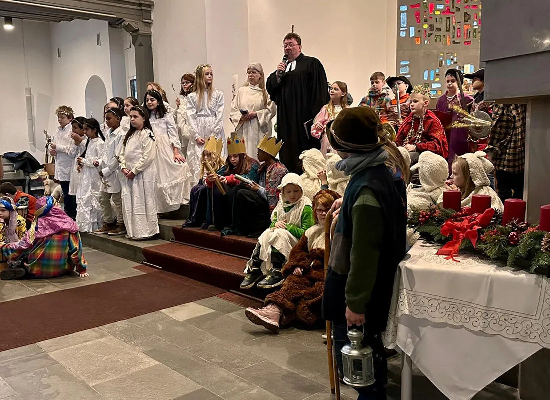 Krippenspiel der Kinder an der Gertrudisschule Bochum Wattenscheid