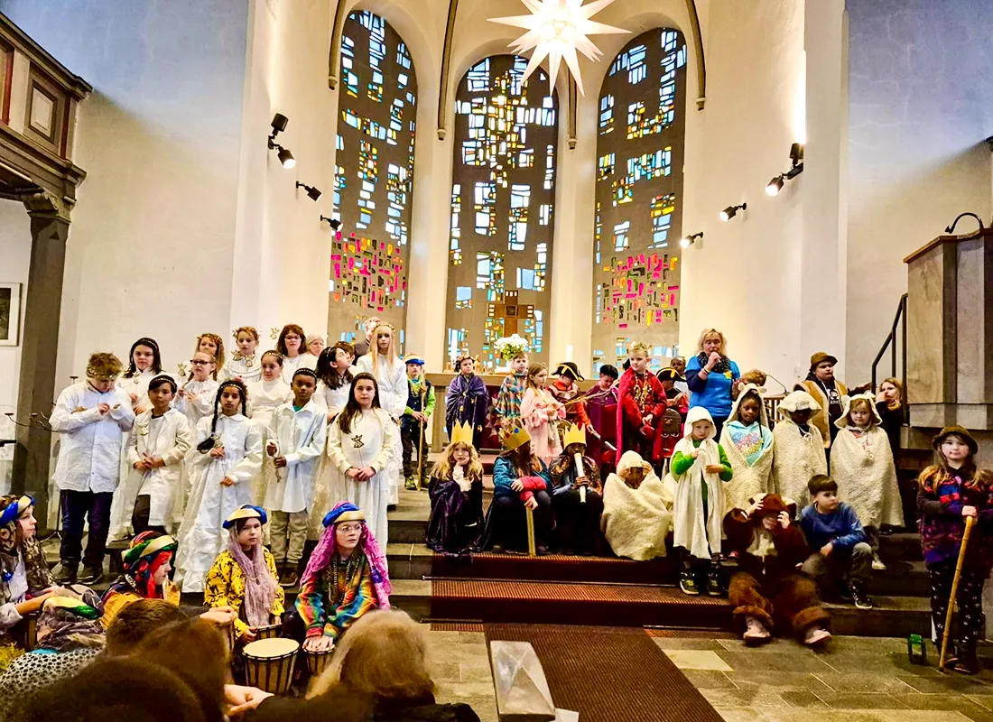 Krippenspiel der Kinder an der Gertrudisschule Bochum Wattenscheid