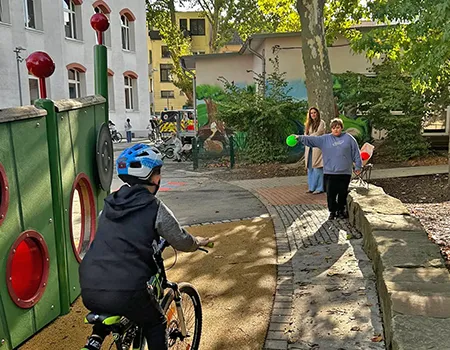 Radfahrübung