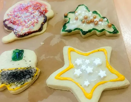 Selbstbebackene Plätzchen