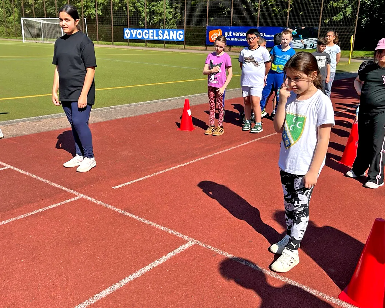 SchülerInnen beim Sportfest