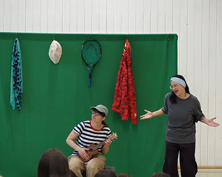 Szene aus dem Theaterstück