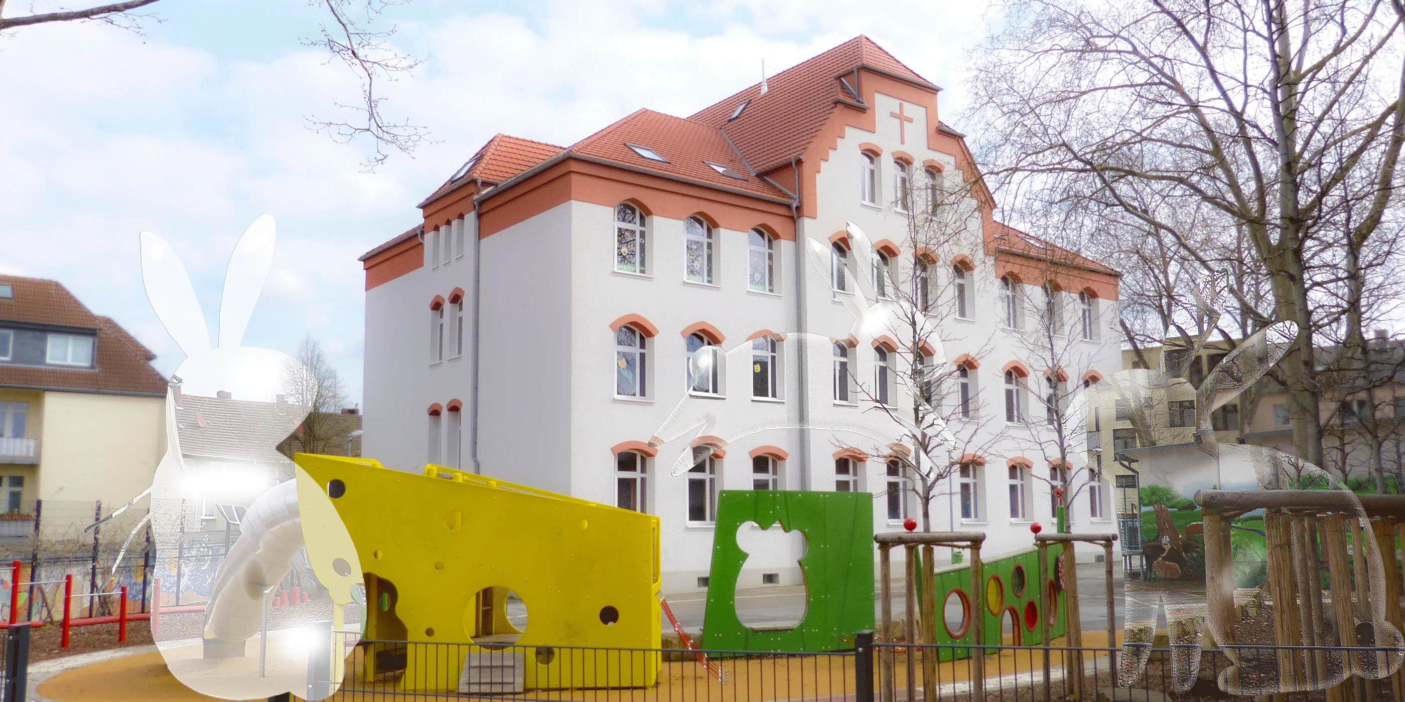 Ansicht der Gertrudisschule in Bochum Wattenscheid