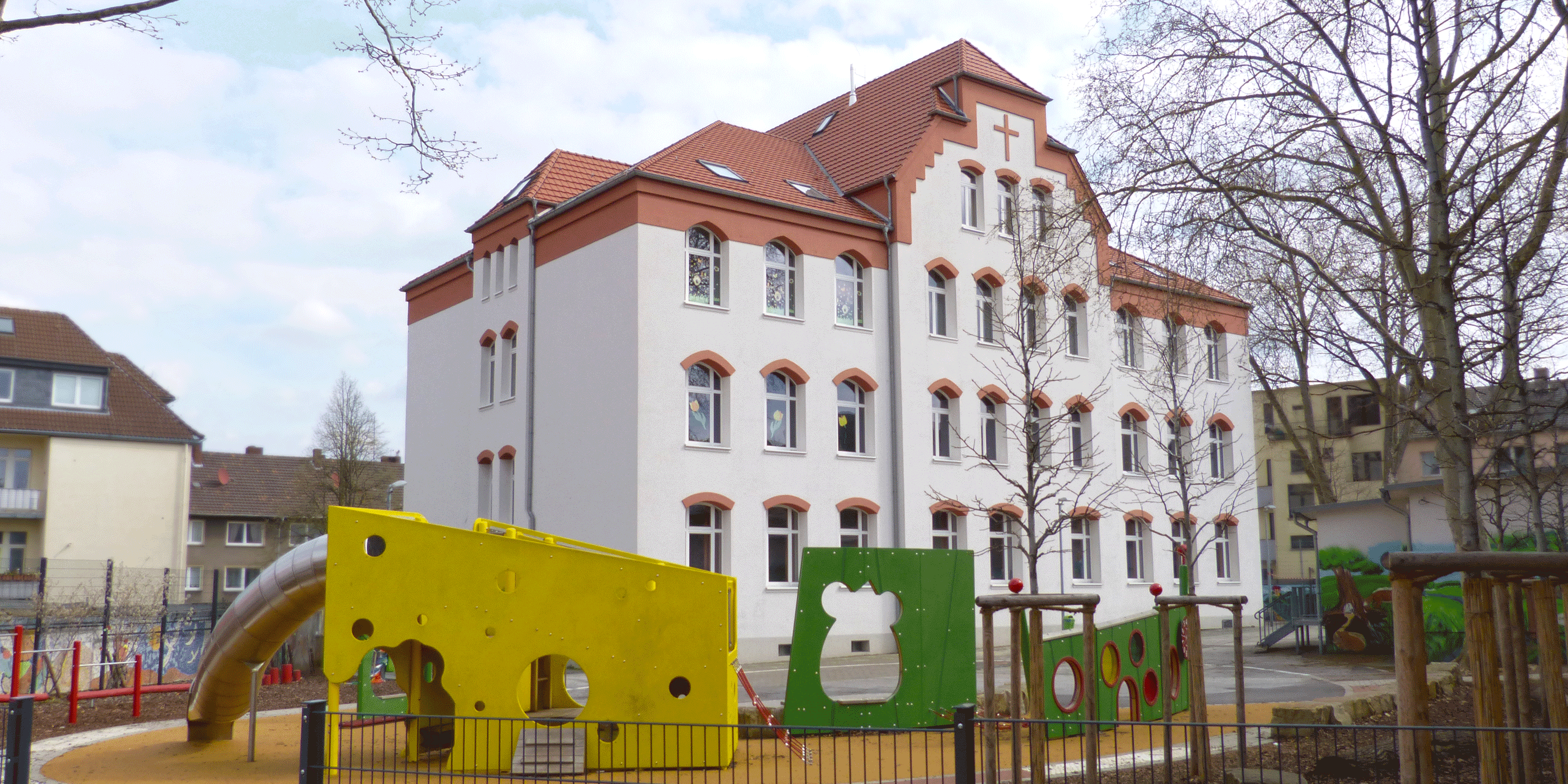 Ansicht der Gertrudisschule in Bochum Wattenscheid