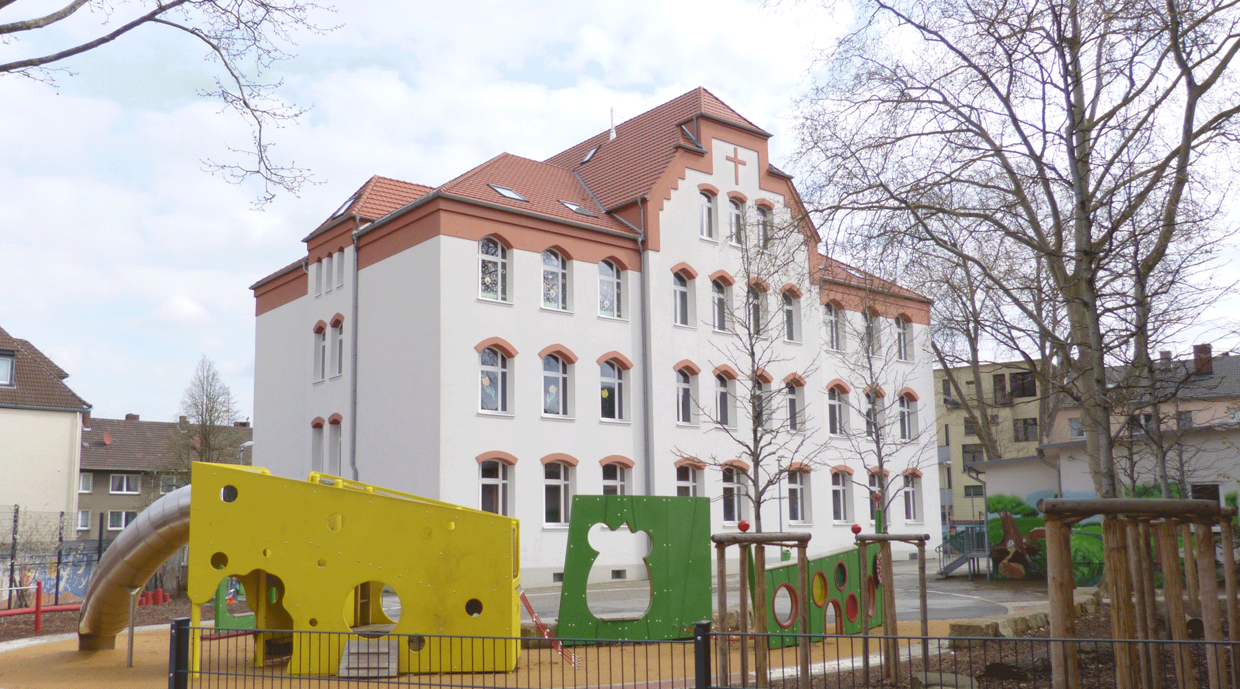 Ansicht der Gertrudisschule in Bochum Wattenscheid