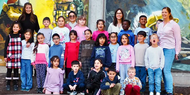 Klassenfoto der Klasse 1c