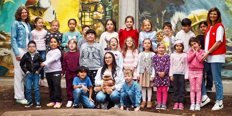 Klassenfoto der Klasse 1b