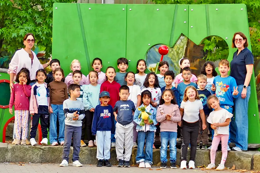 Klassenfoto der Klasse 1b