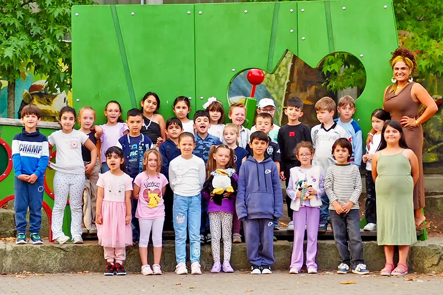 Klassenfoto der Klasse 1c