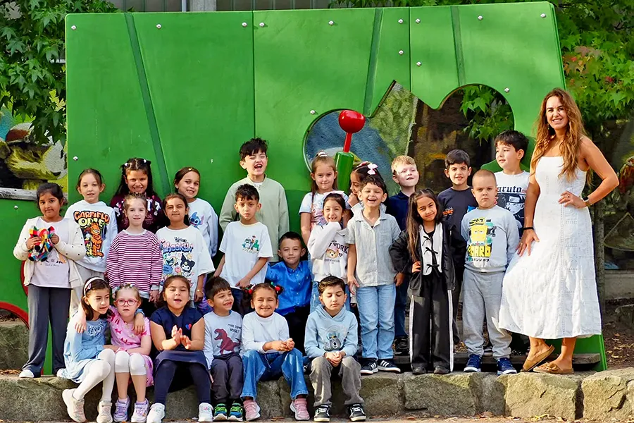 Klassenfoto der Klasse 1d