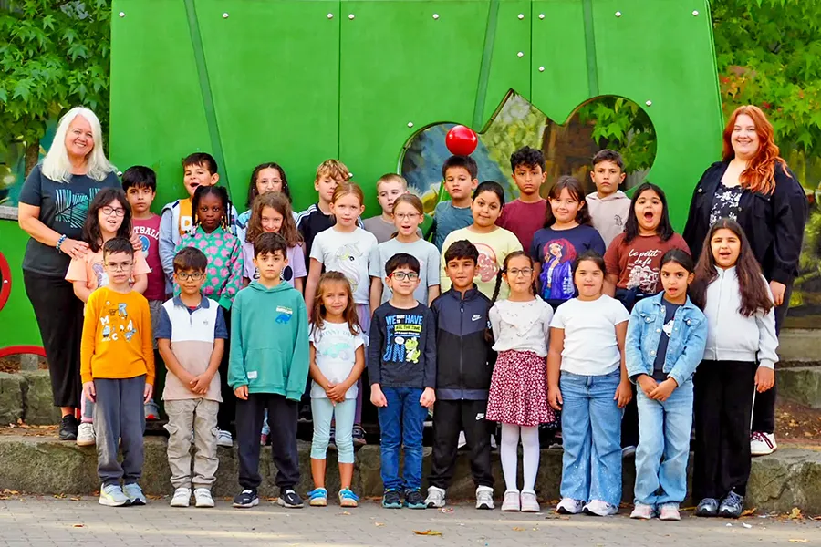 Klassenfoto der Klasse 2a
