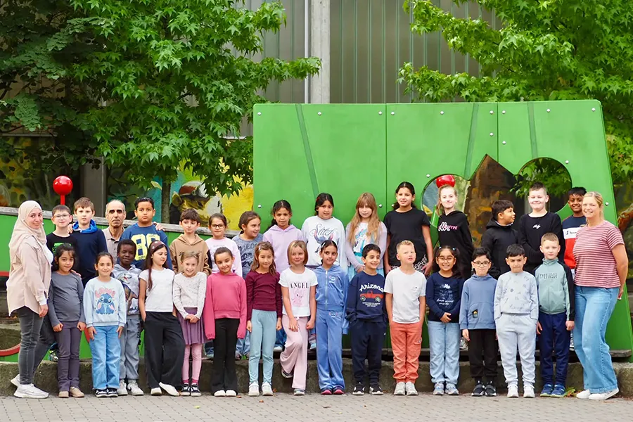 Klassenfoto der Klasse 2b