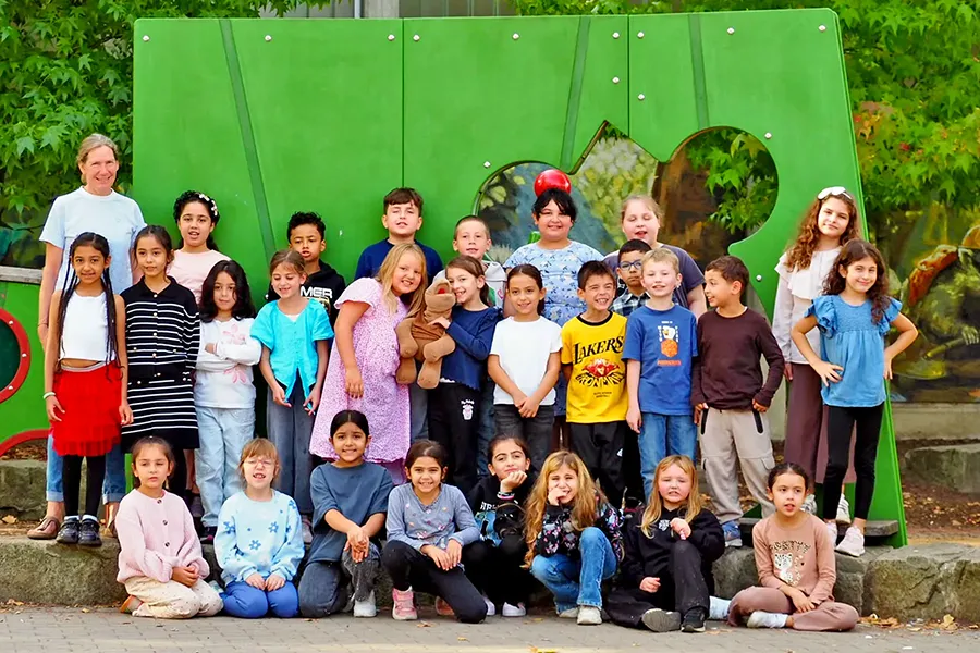 Klassenfoto der Klasse 2c