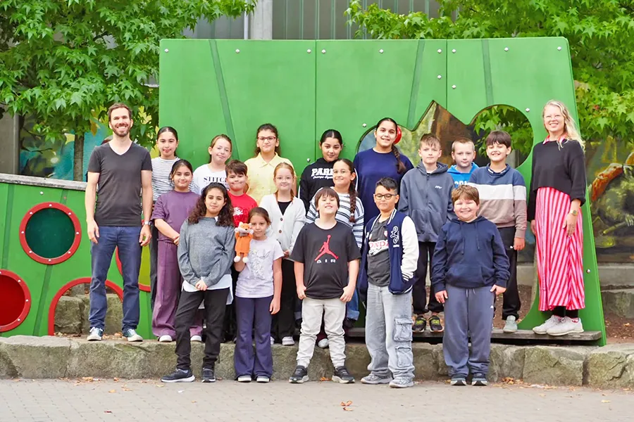 Klassenfoto der Klasse 4c